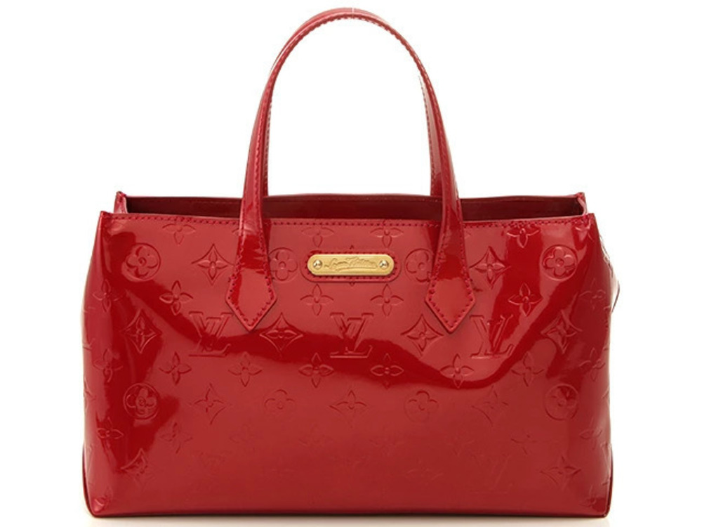 LOUIS VUITTON Wilshire Monogram Vernis Bomb d Amour Enamel